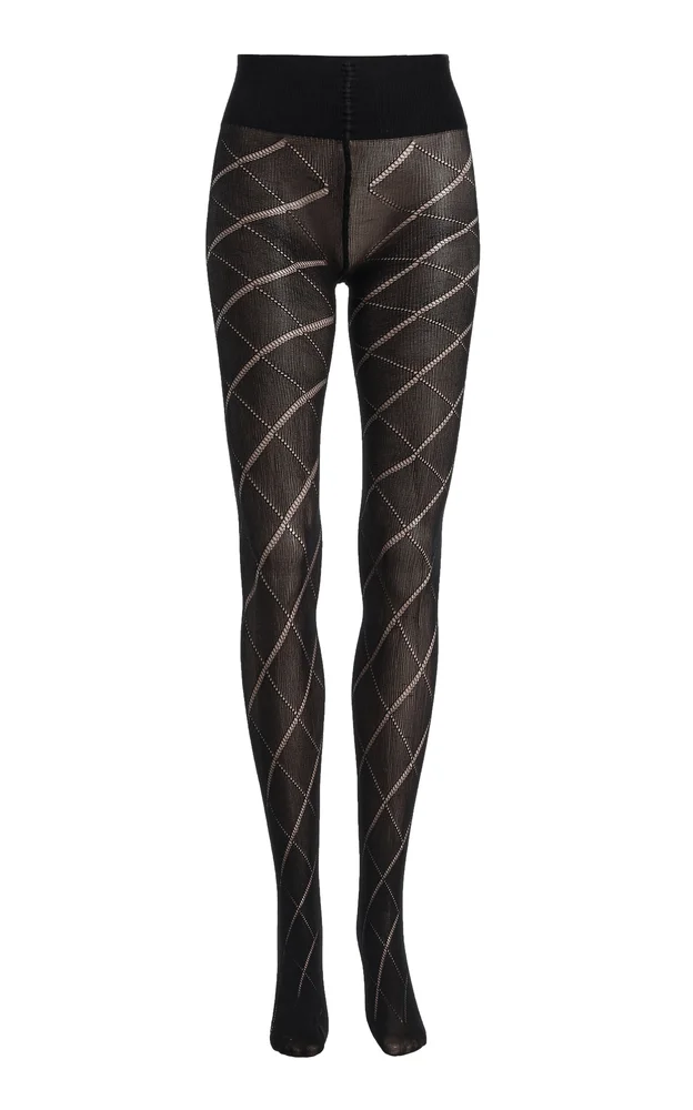 Kitty Argyle Pointelle Tights