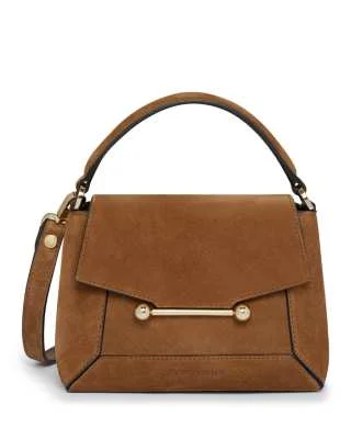 Mosaic Nano Leather & Suede Top Handle Bag