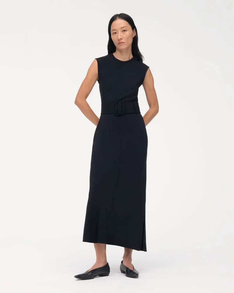 Bias Belted Dress - Resale