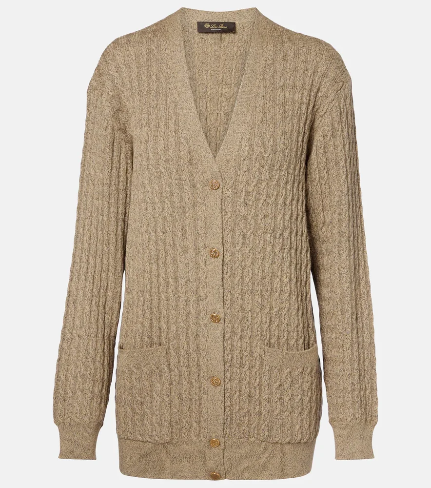 Bihar cable-knit cardigan