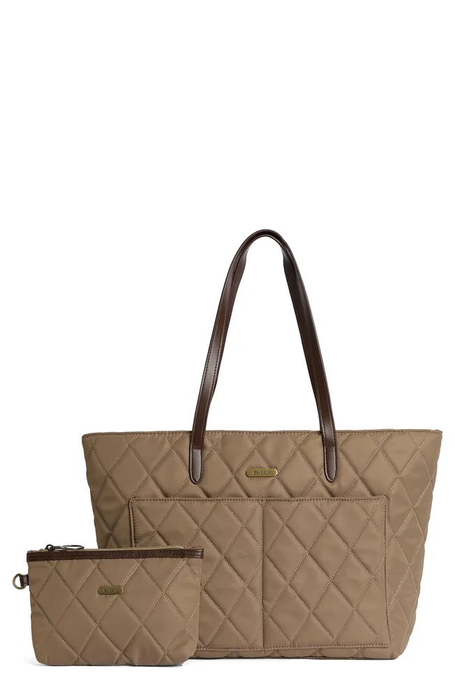 Quilted Nylon Tote