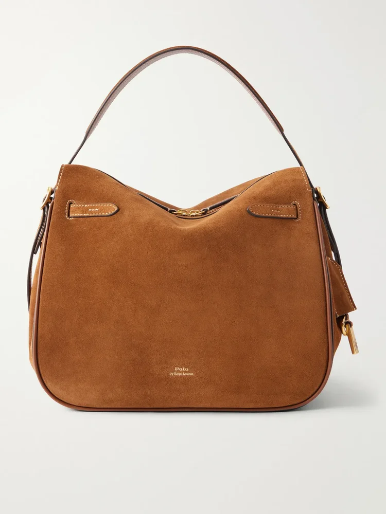 Suede tote