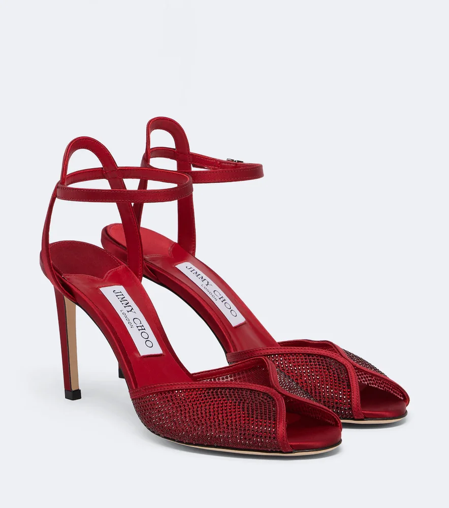 Sacora crystal-embellished sandals
