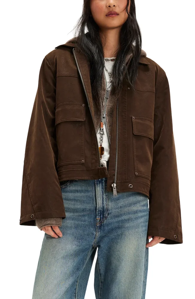 We The Free Blair Faux Suede Jacket