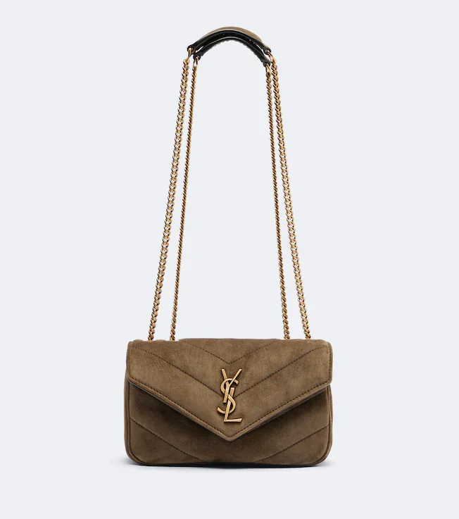 Loulou Mini suede shoulder bag