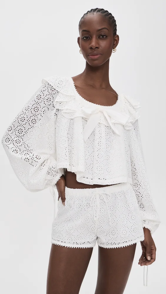 Willa Eyelet Top