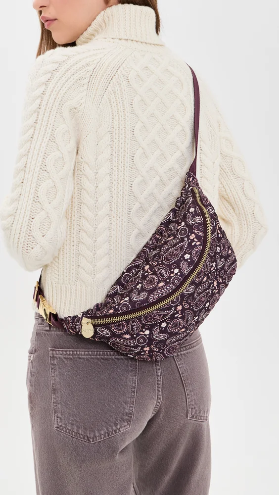 Bandana Print Jumbo Fanny Pack