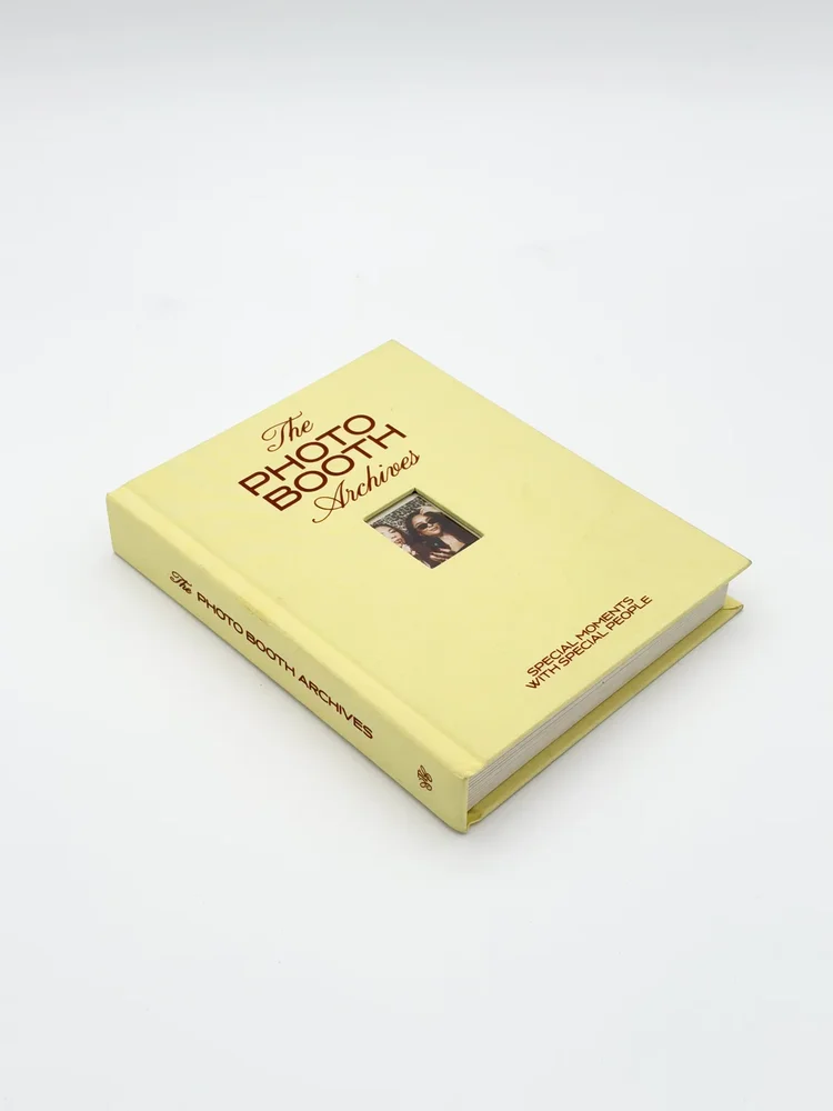 Photo booth archive photo album in Yellow