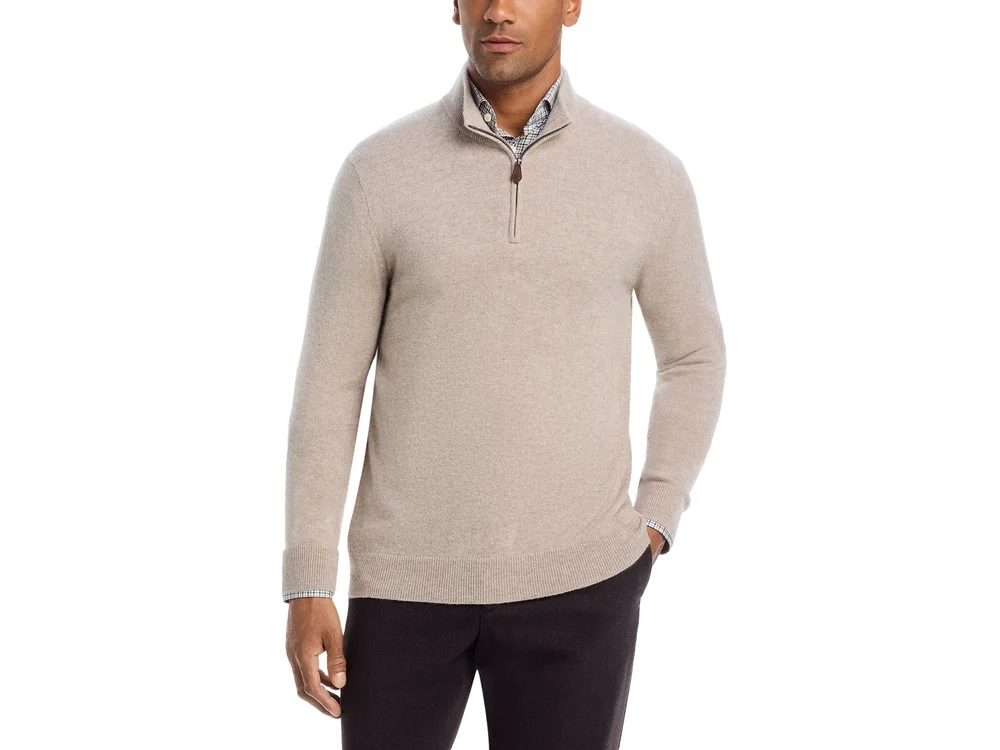 Cashmere Quarter-Zip Sweater, Exclusive