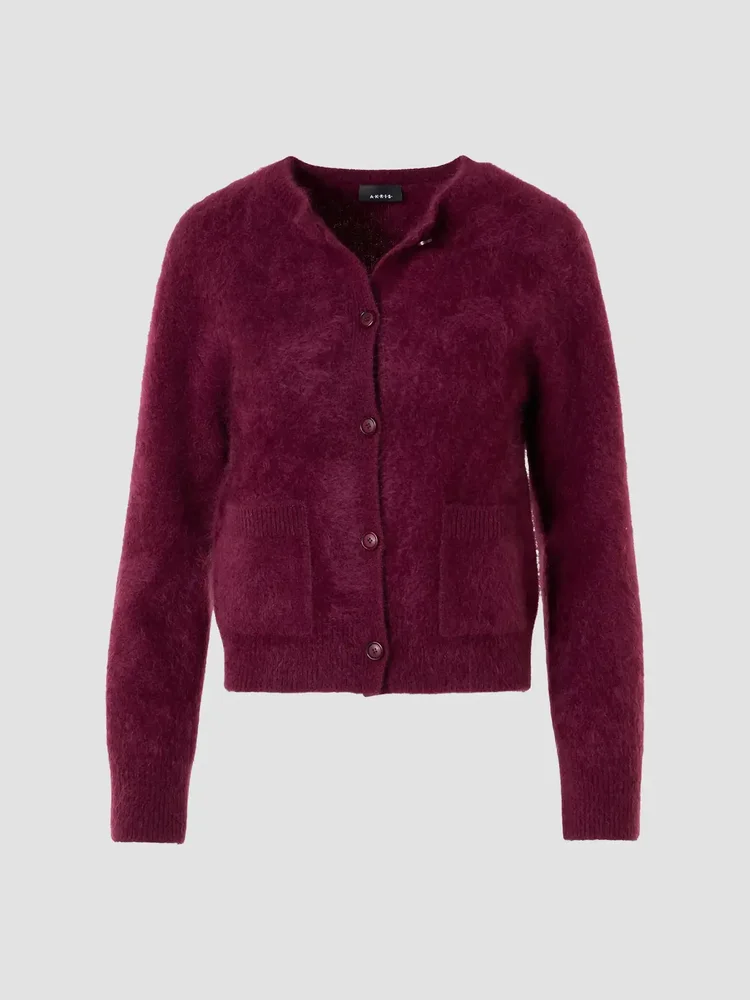 Cloud Brushed Cashmere Cardigan