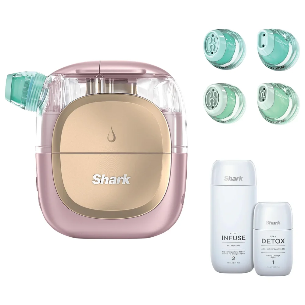 Shark FacialPro Glow At Home Hydro-Powered Facial System in Pink