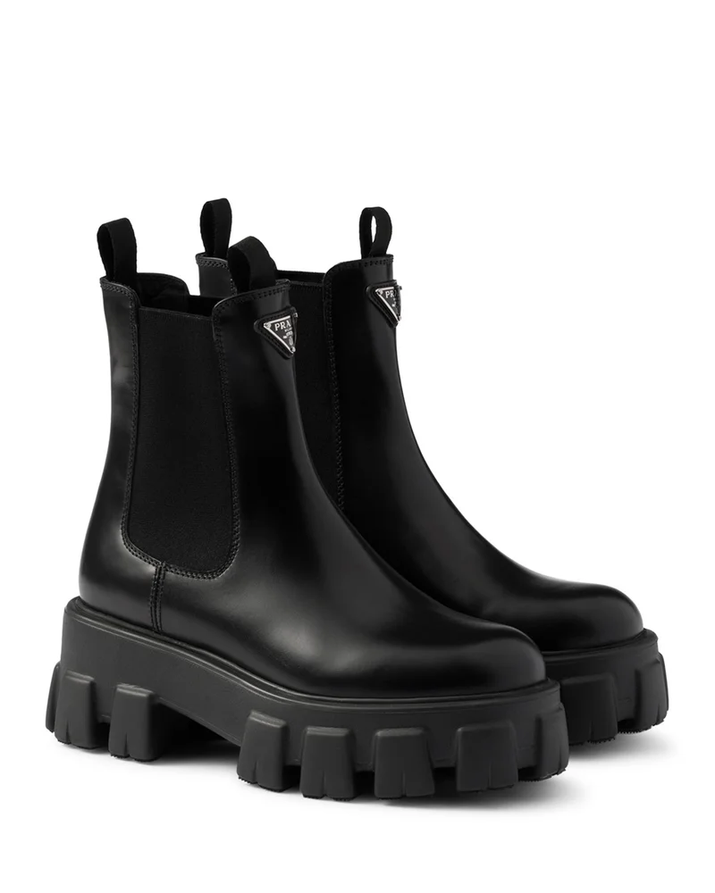 Monolith Brushed Leather Chelsea Boots