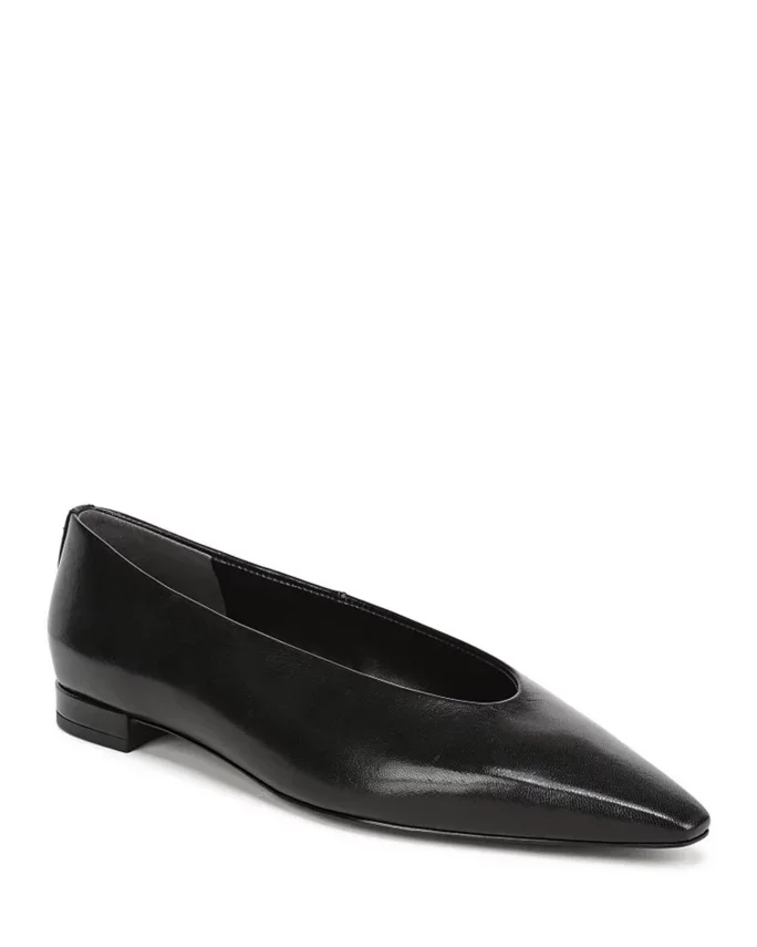 Women's Emory Pointed Toe Leather Ballet Flats