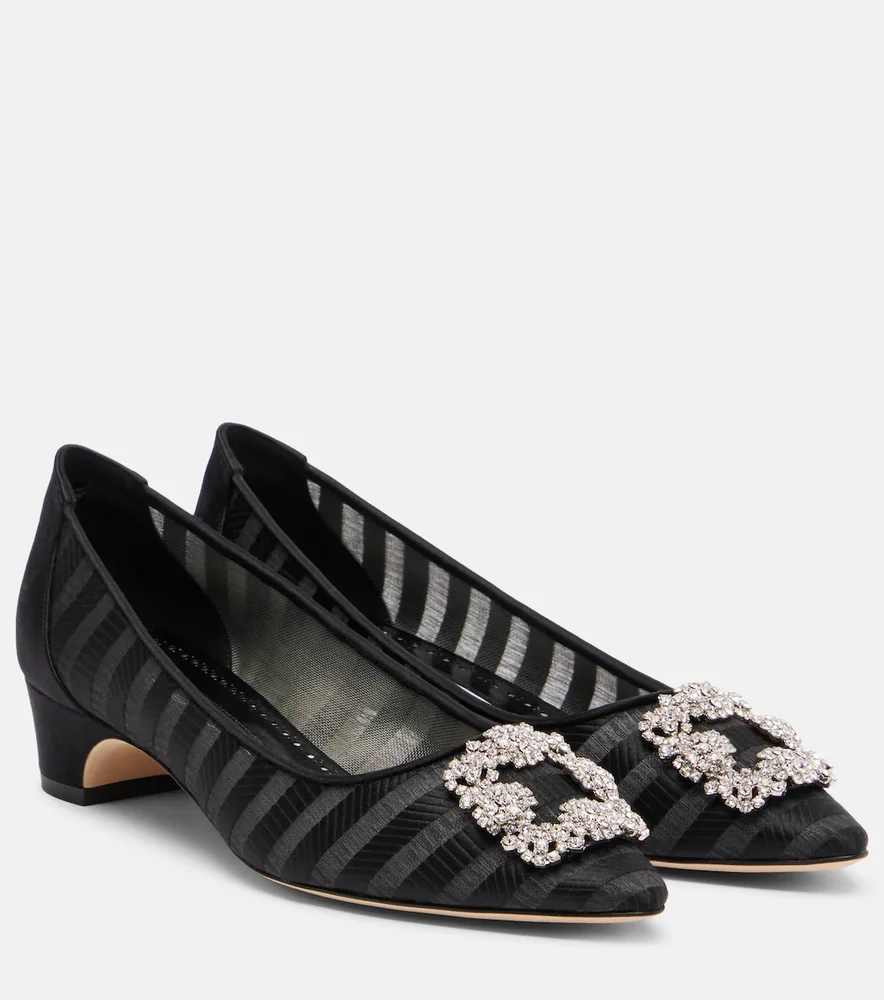 Hangisi embellished pumps