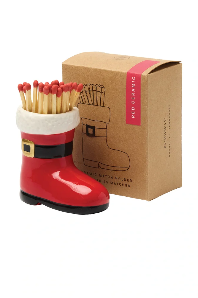 Santa Boot Christmas Matches