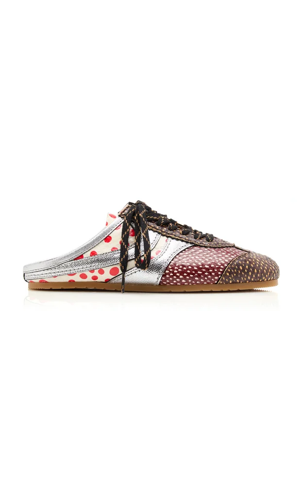 Leather Sneaker Mules