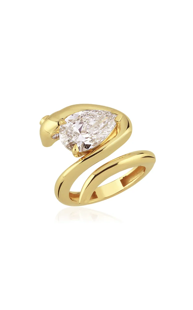 Snake Diamond Ring