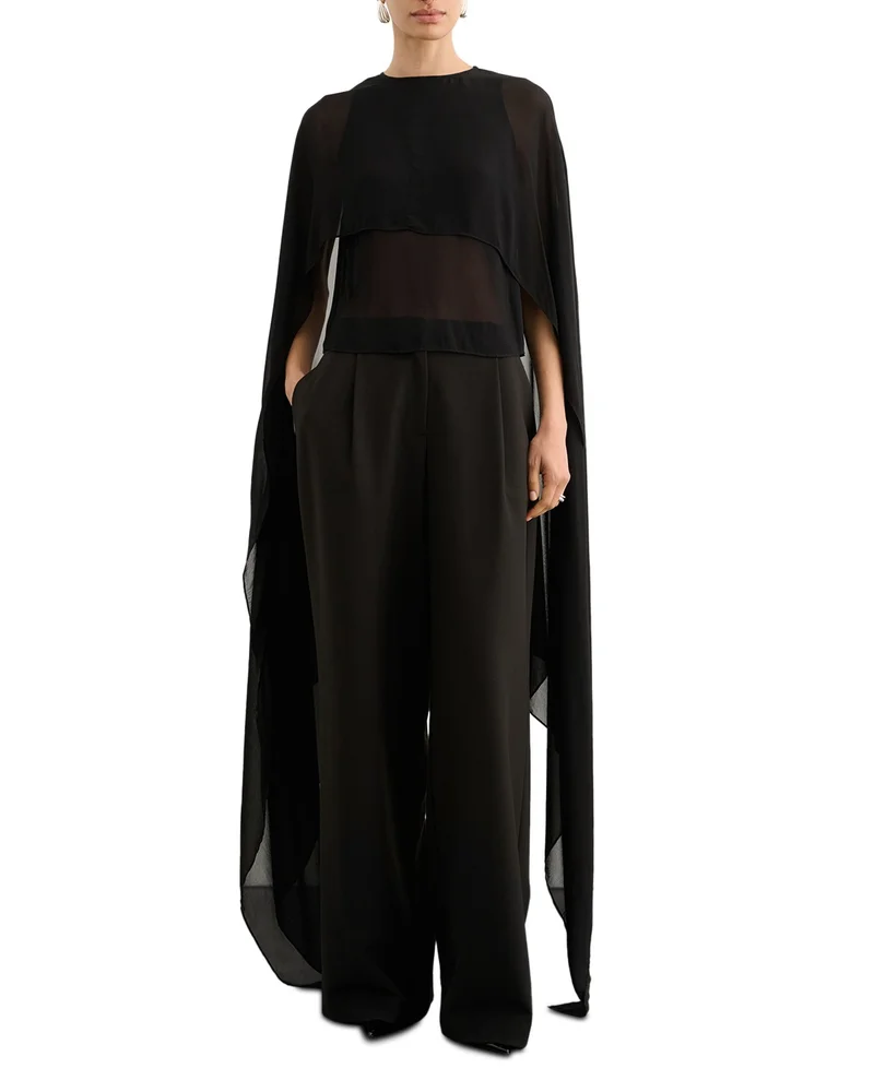 Deia Layered Cape Top