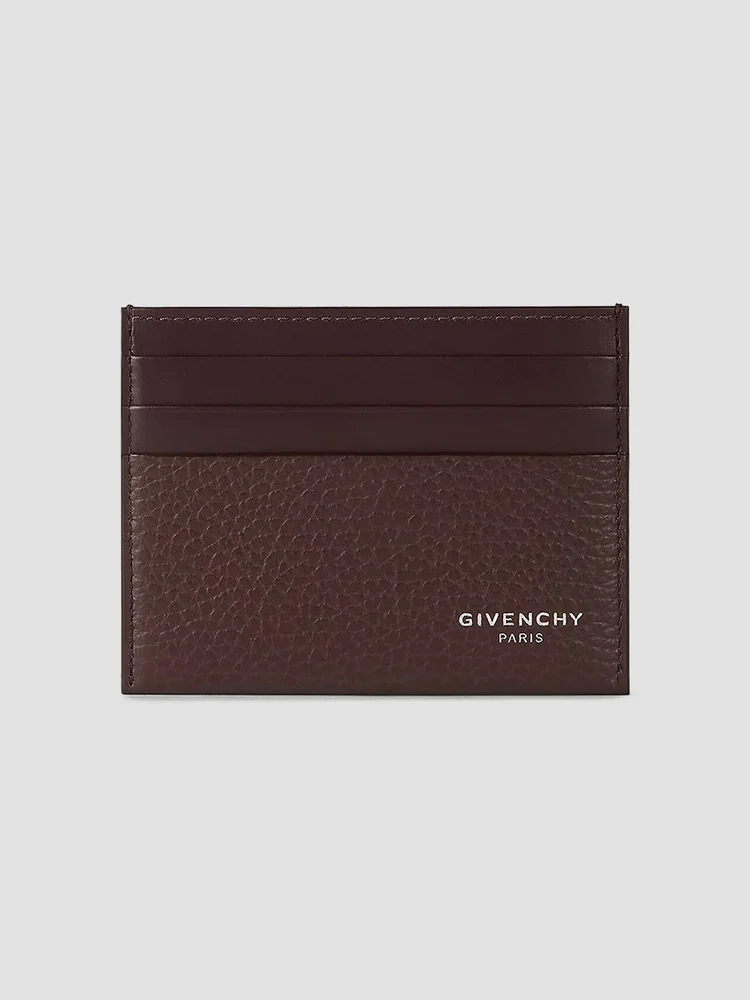 Card Holder in Grained Leather