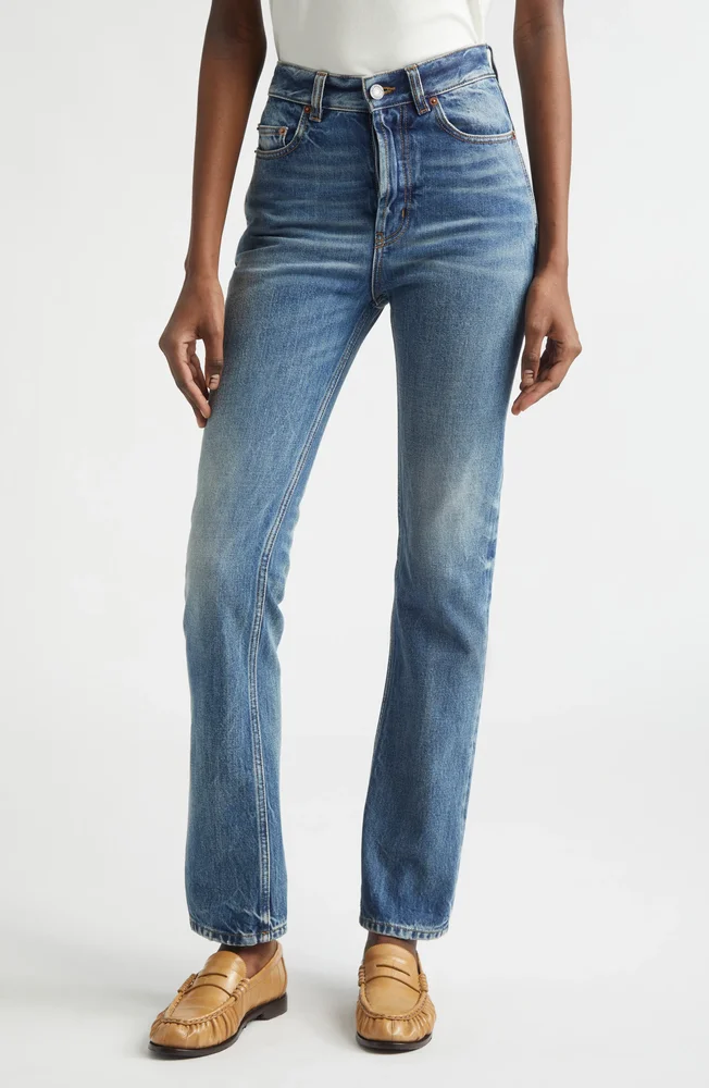 '90s High Waist Slim Fit Jeans