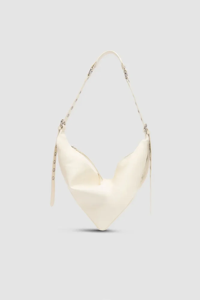 Trayana Limewash Washed Leather Crossbody Bag
