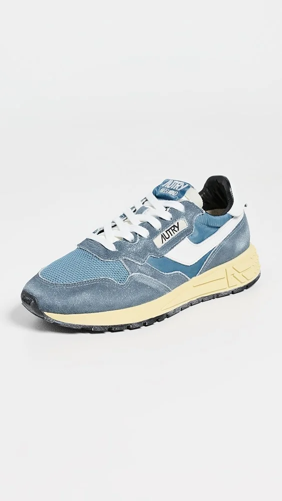 Reelwind Low Suede Sneakers (Sky Sugar/White)