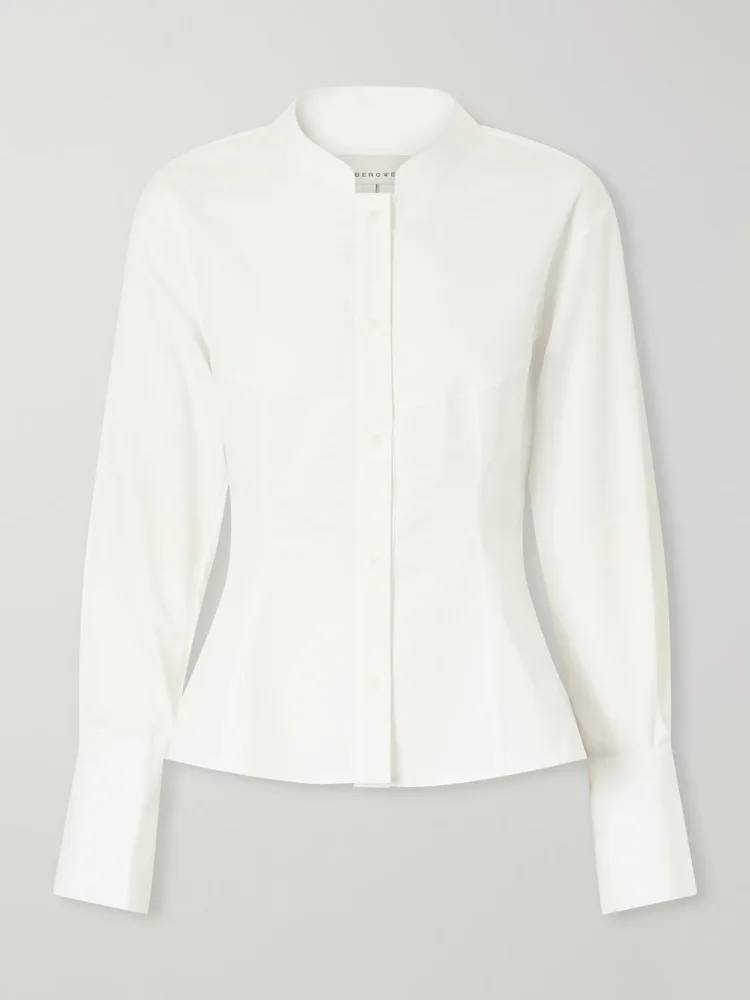 Cotton-poplin shirt