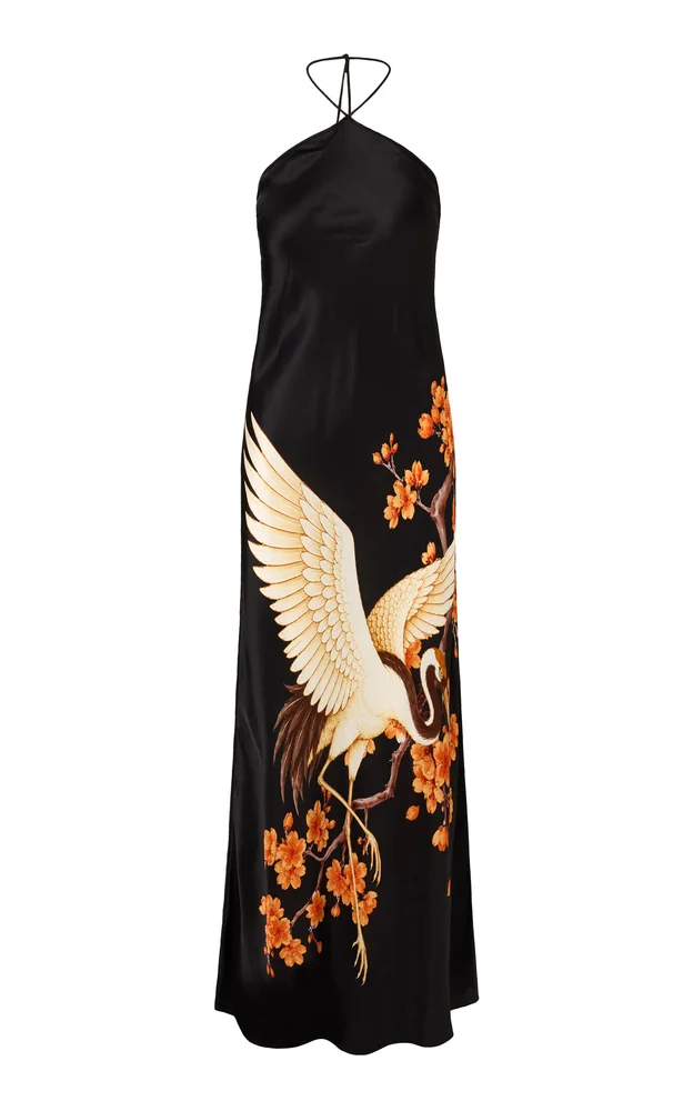 Tallulah Silk-Blend Maxi Dress