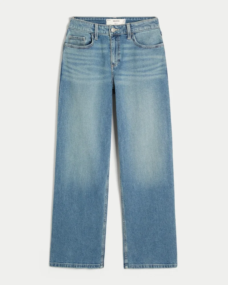 High-Rise Dad Jeans (medium wash)