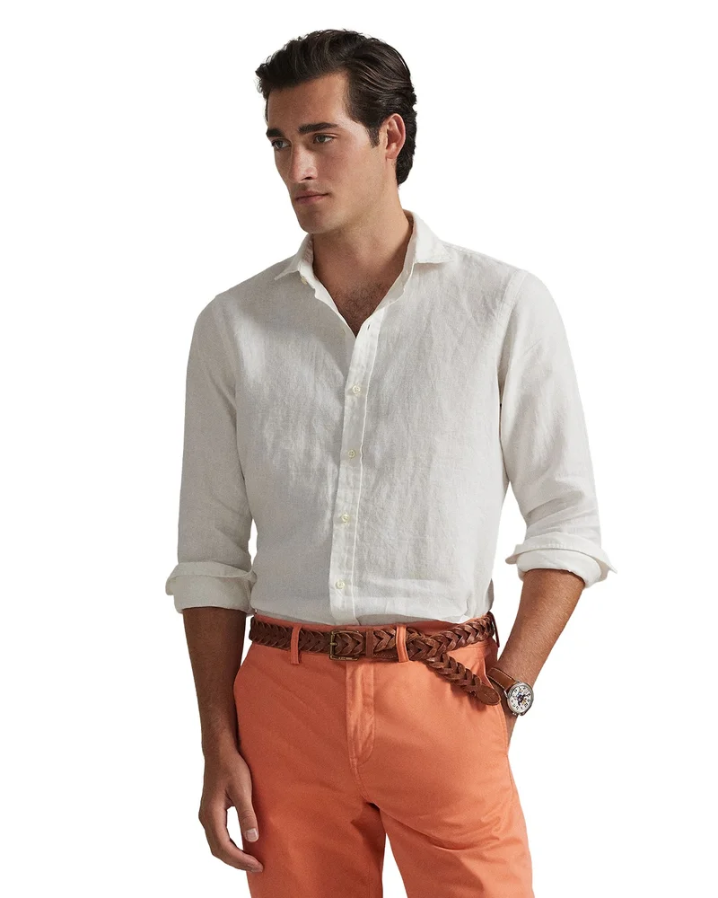 Classic Fit Slub Linen Shirt