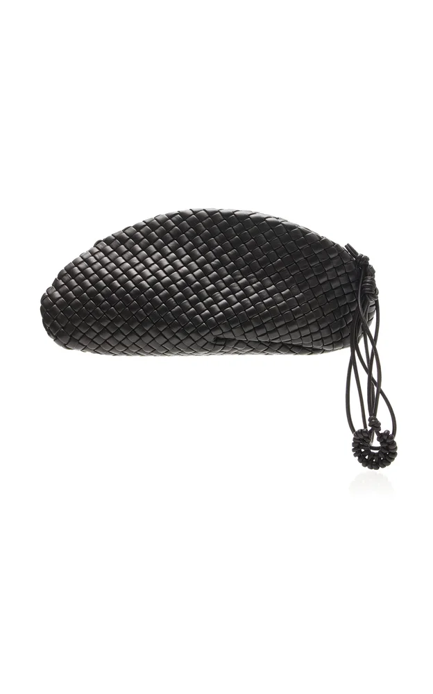 Vongola Intrecciato Leather Clutch