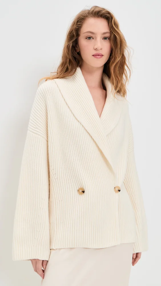 Draped Sweater Coat