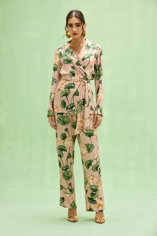 Maude Map Print Pajamas