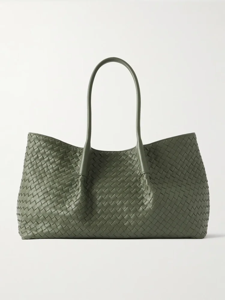 Pinacoteca medium Intrecciato leather tote