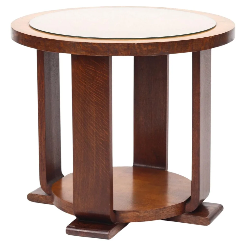 Antique Art Deco Bauhaus Design Side Table