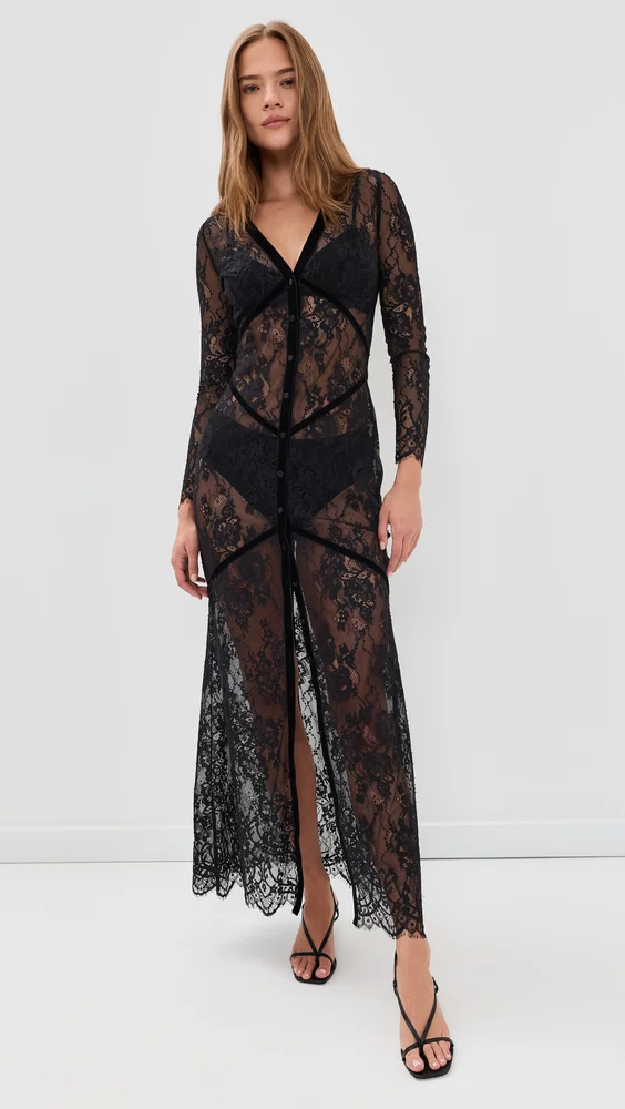 Poesy Lace Maxi Dress