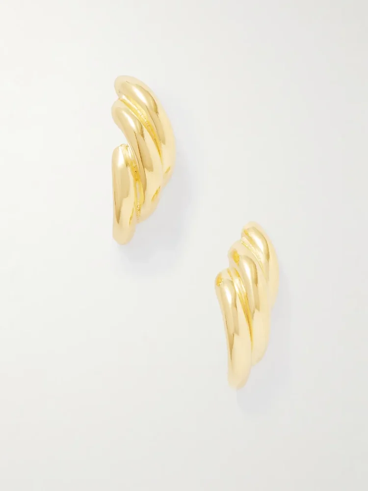 Kombos gold-plated earrings