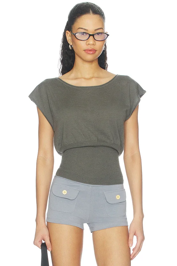 Lightweight Knit Dolman Top