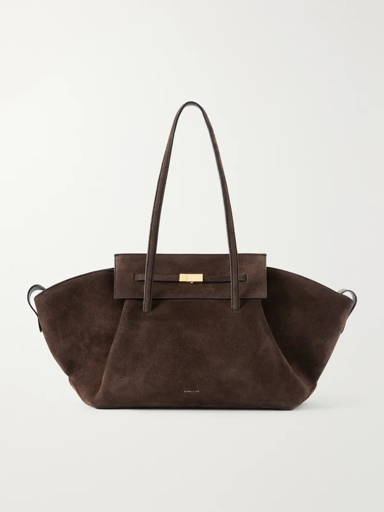 The Brooklyn suede shoulder bag