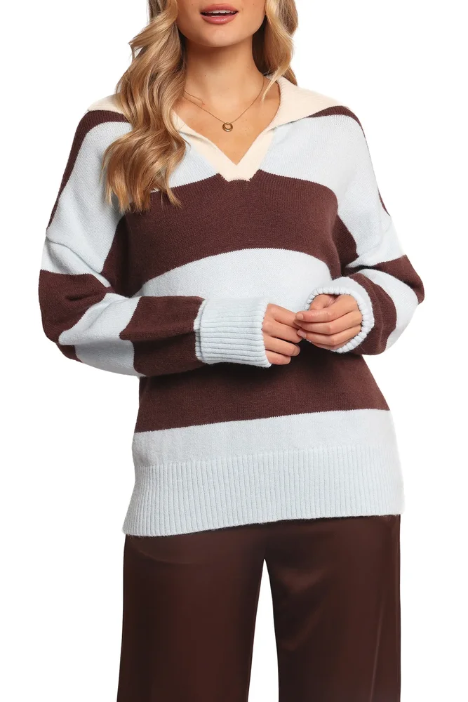 Mikaela Rugby Stripe Sweater