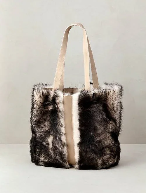 Overland Toronto Reversible Sheepskin Tote Bag