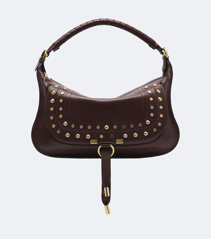 Marcie Medium studded leather shoulder bag