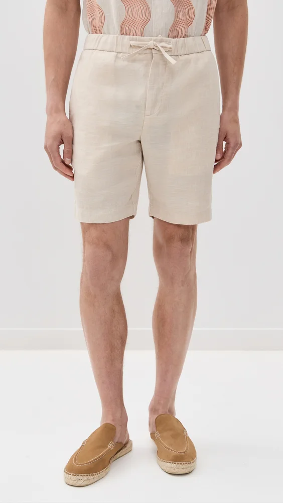Felipe Linen Shorts 8"