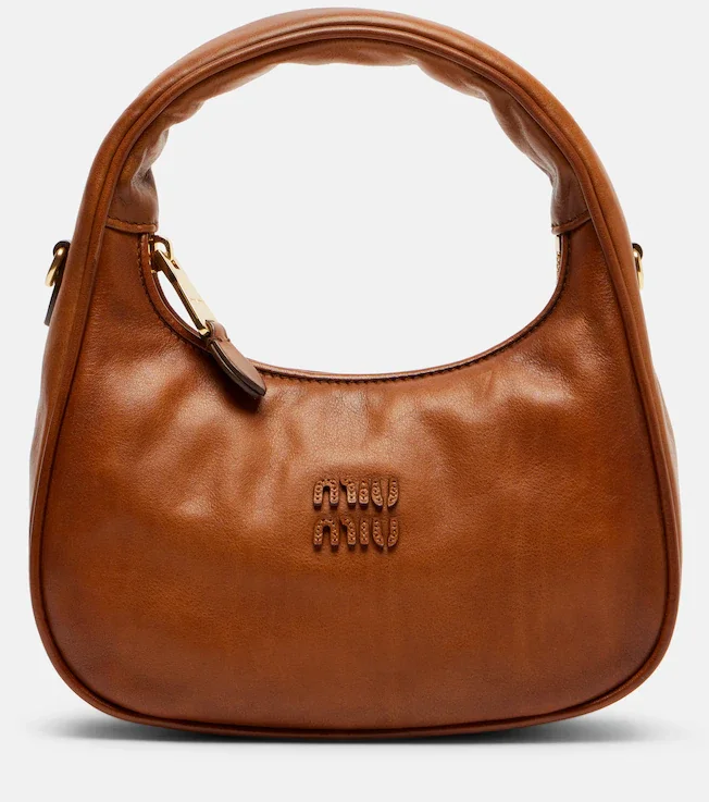 Wander leather shoulder bag