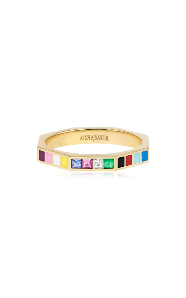 Celebration 18K Yellow Gold Multi-Stone Ring