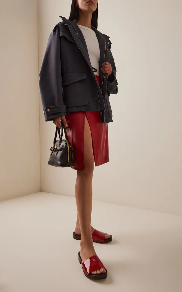 Patent Leather Clogs