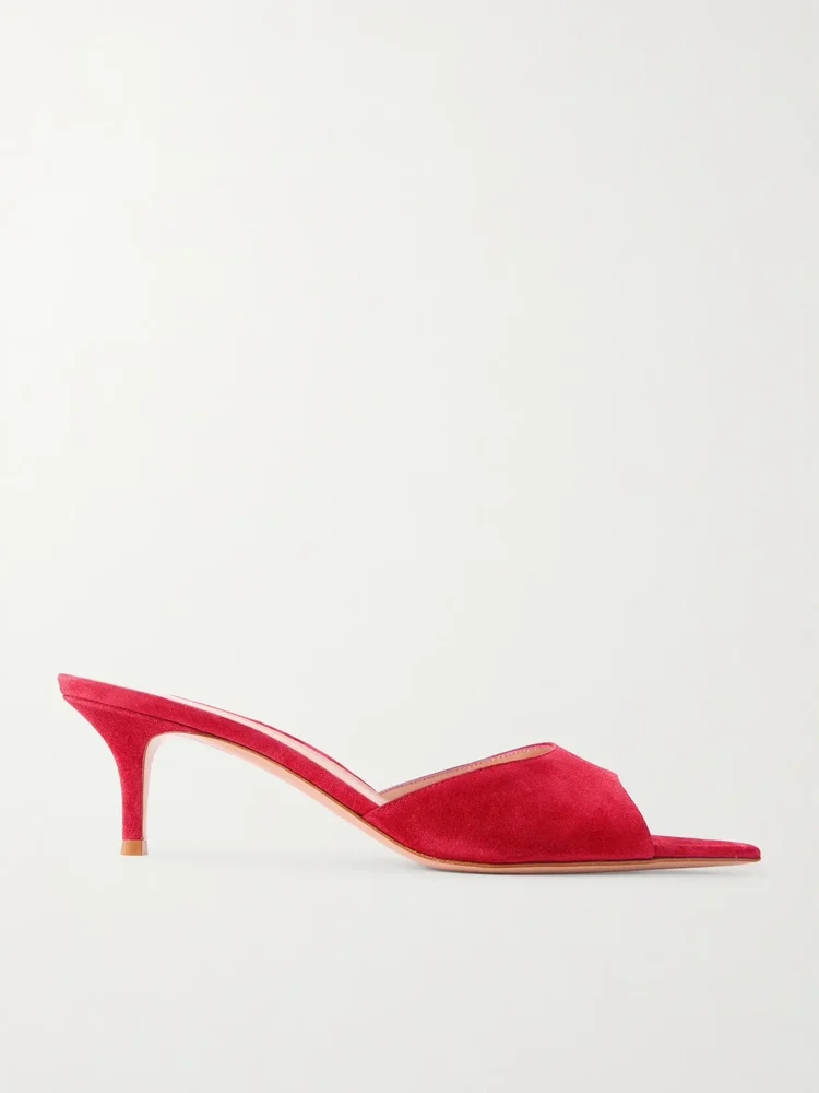 Elle 55 suede mules