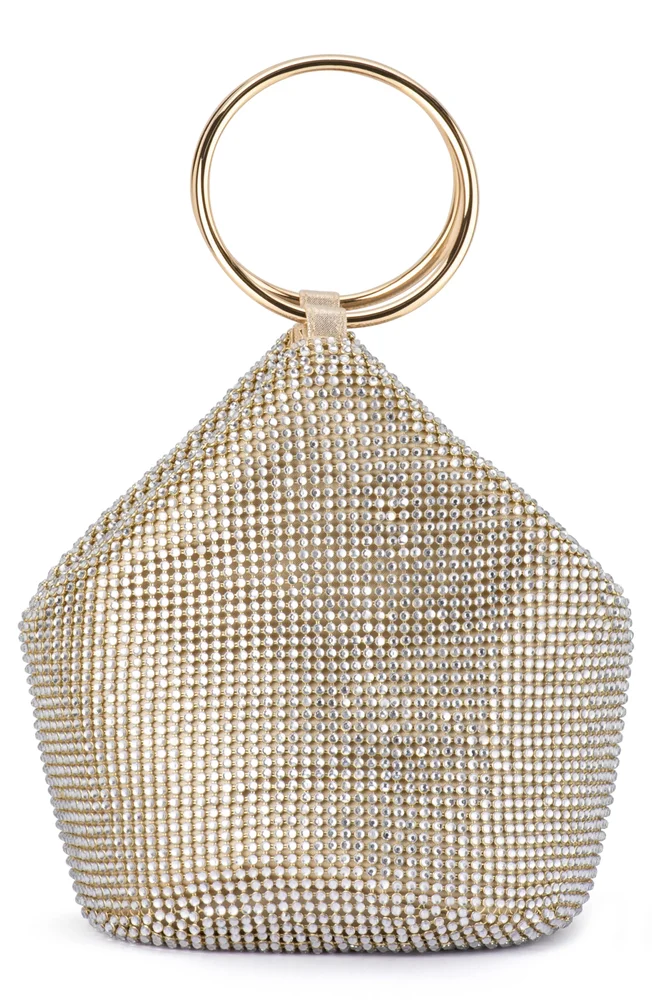 Ellie Crystal Mesh Bag