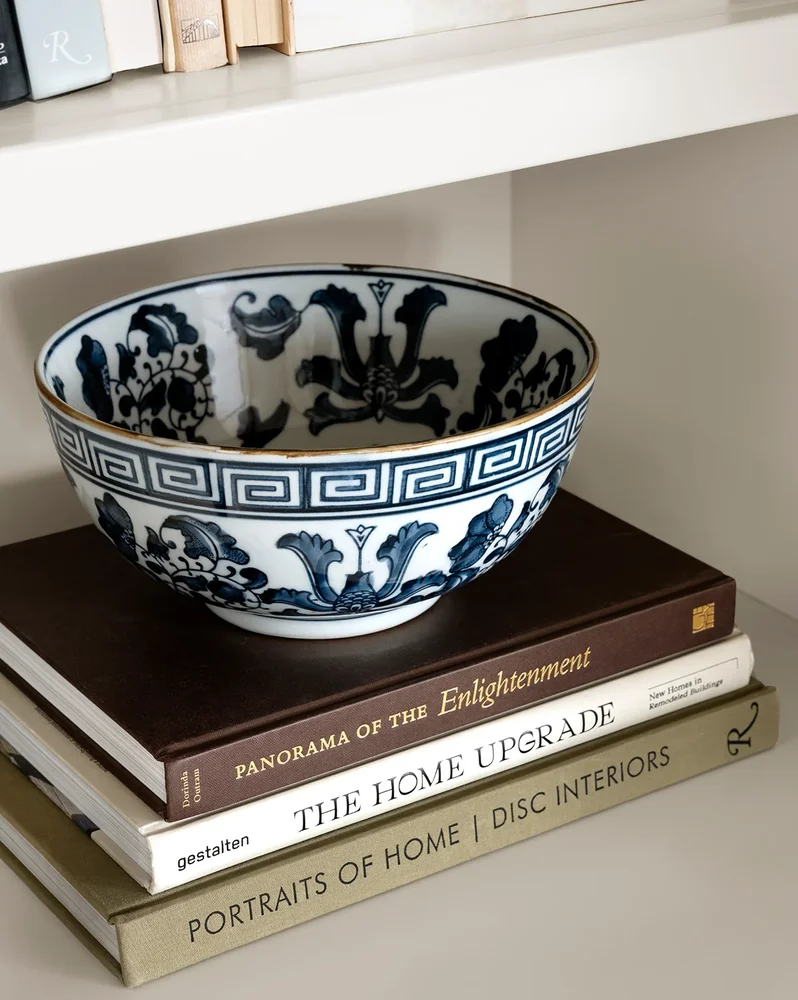 Blue & White Bowls, Set of 2