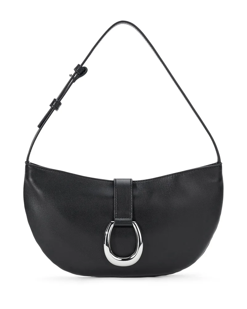 Harlow Crescent Leather Shoulder Bag